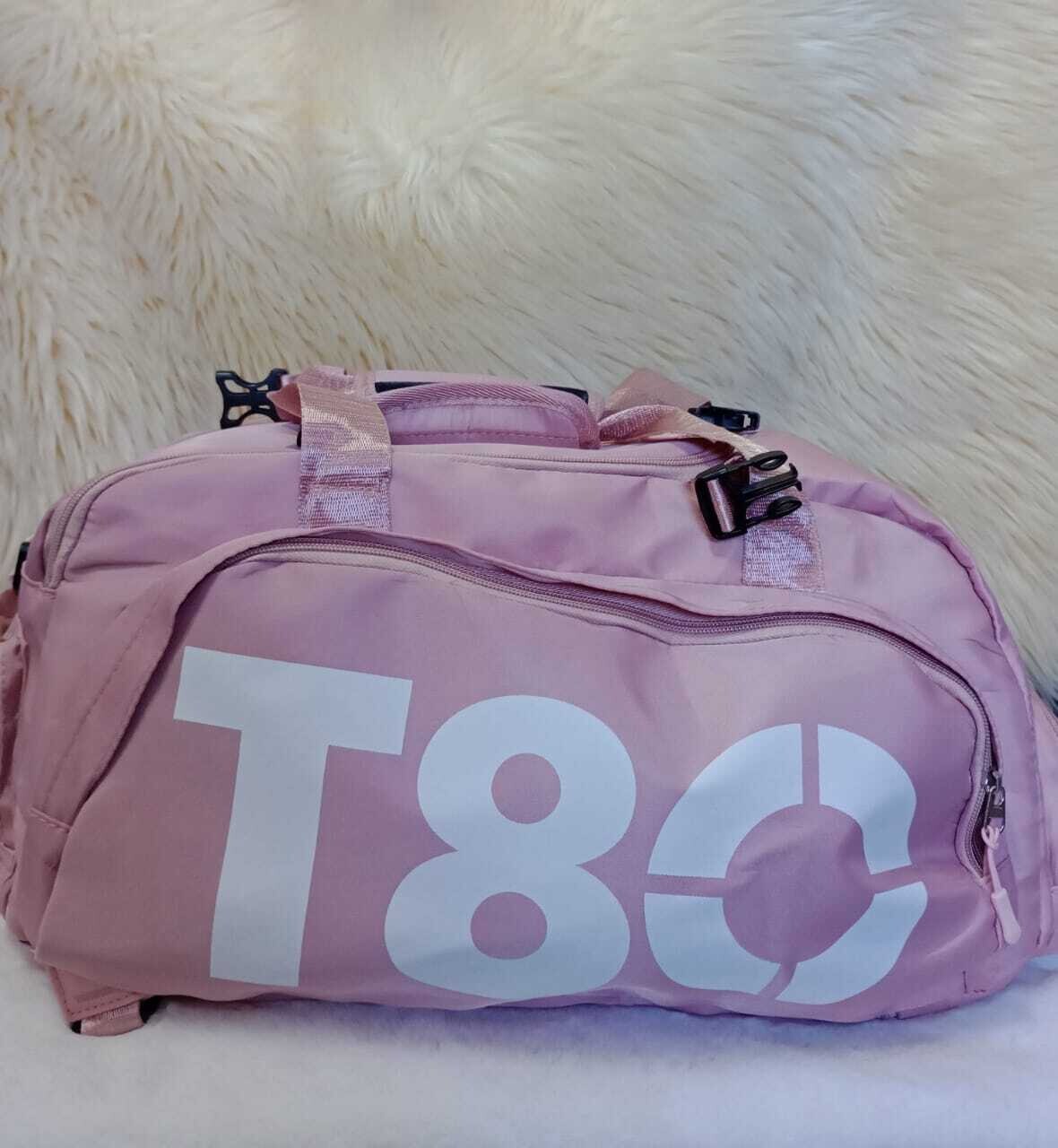 Bolso + Mochila T80 (solo Negro)