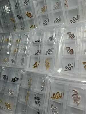 Deco de Serpientes para Uñas
