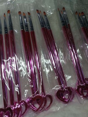Set de pinceles Corazón 00&#39;s