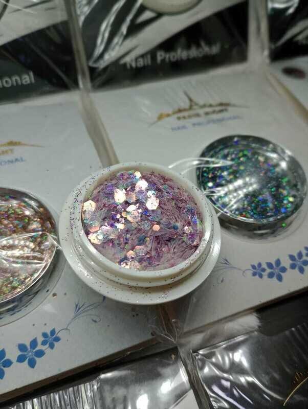 Polvo Glitter de Paris Night(Consultar Colores)