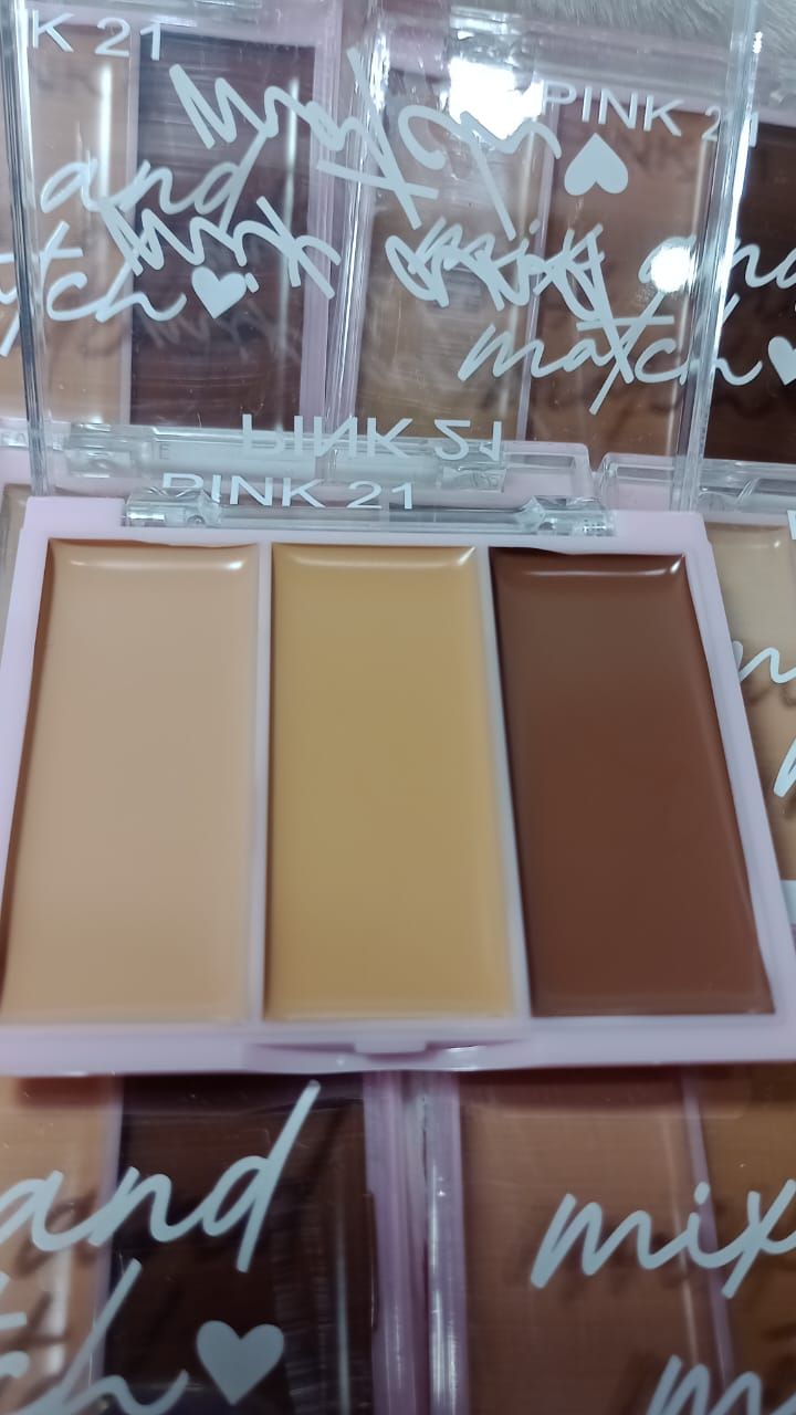 Paleta de Correctores y Contorno en crema  MixandWatch de Pink21
