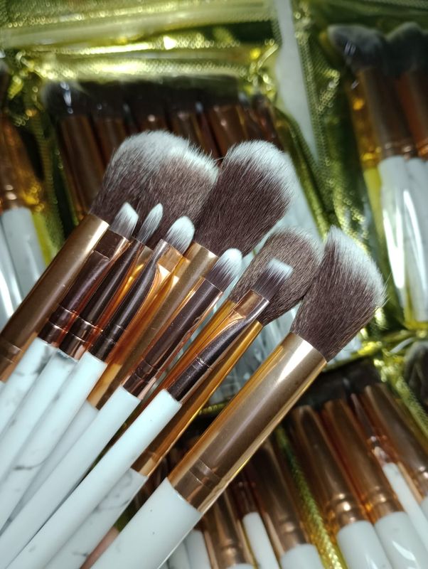 Set de Brochas de Maquillaje Marmol x10