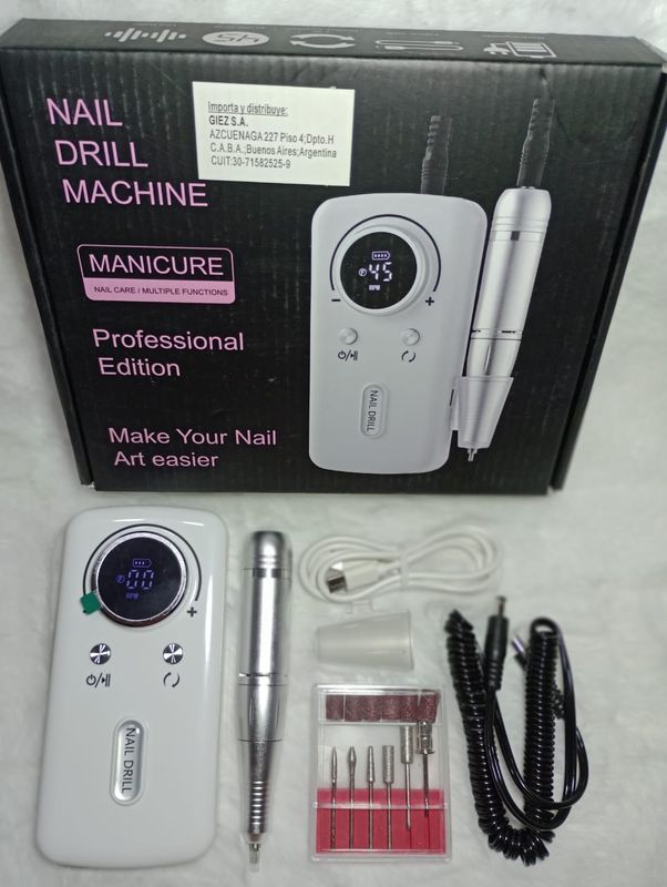 Torno Inalámbrico / Nail Drill 45000 RPM
