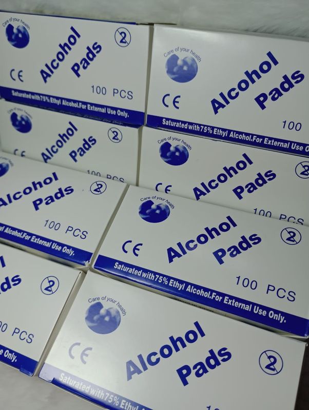 Caja de Pads de Alcohol