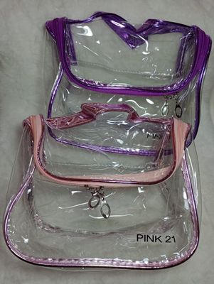 Neceser Transparente de Pink 21 Porta Cosméticos