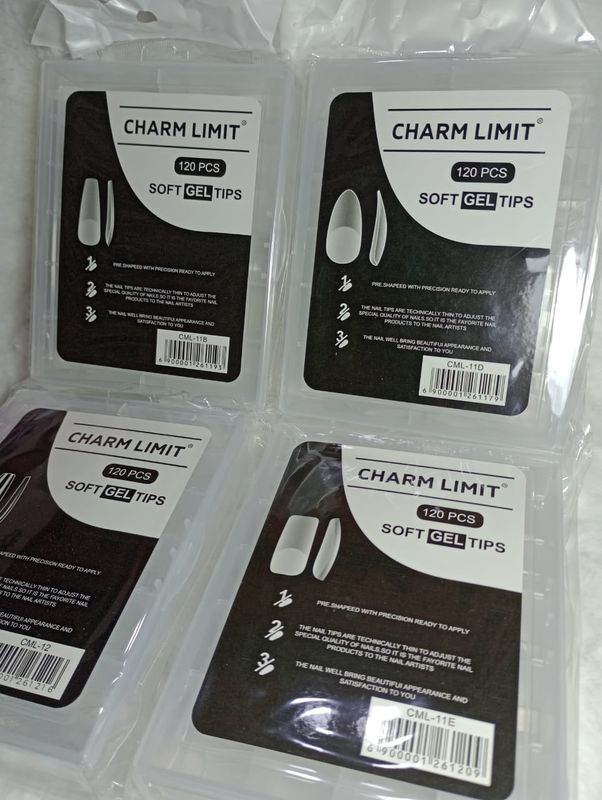Tips de Gel de Charm Limit de 120PCS