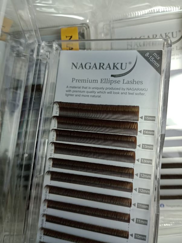 Pestañas Tecnológicas Nagaraku/ Marrones