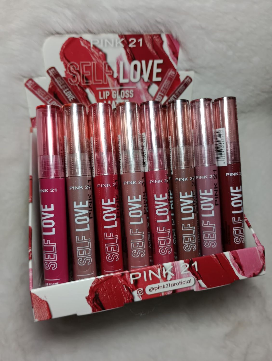 Lip Gloss Matte Pink21