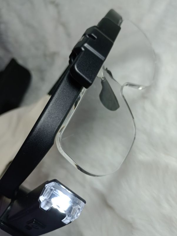 Lentes/Vincha Lupa con Luz Led Recargable de Eloise