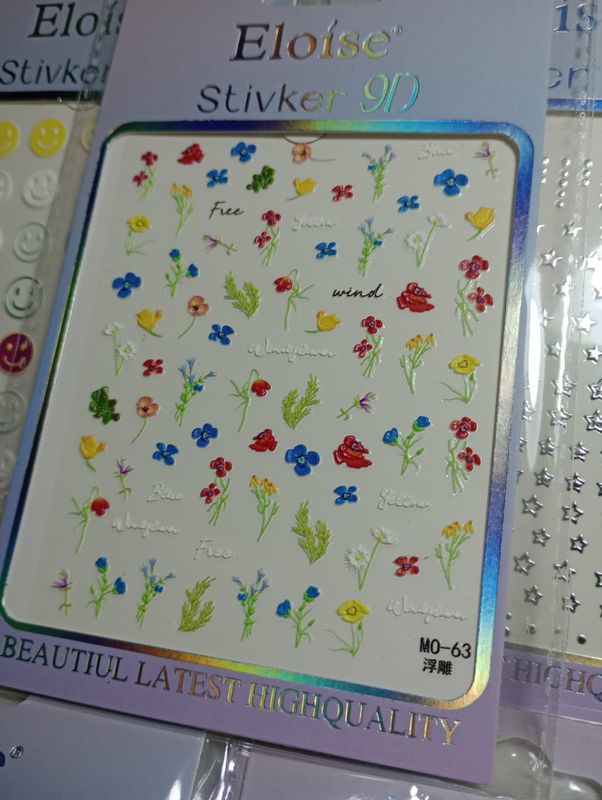 Stickers Eloise 9D Naez y Halo dorado