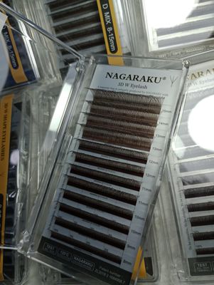 Pestañas Marrones Nagaraku Tecnologicas W 3D 0.07 D Mix8-15mm
