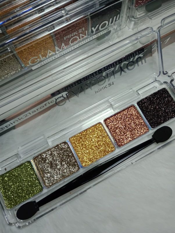 Paleta de Sombras Glitter x5