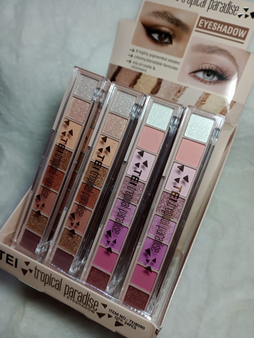 Paletas de Sombras Tropical Pradise x8 de Tei
