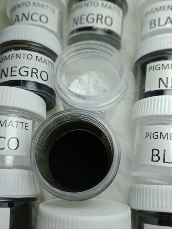 Pigmentos Matte para Efecto Aura (negro)
