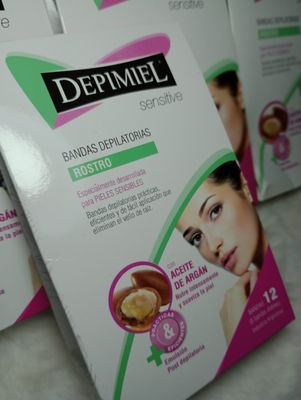 Bandas Depilatorias Rostro para Piel Sensible