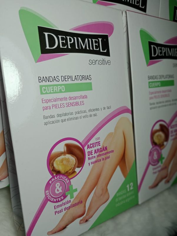 Bandas Depilatorias de Cuerpo para Pieles Sensibles