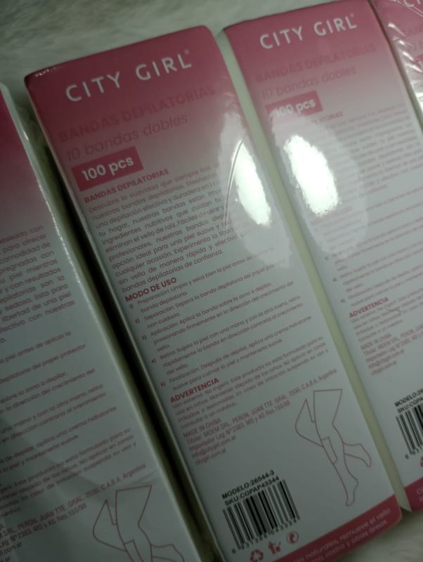 Bandas depiladoras x 100 unidades de CityGirl