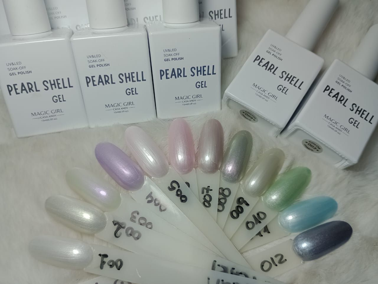 Esmaltes Perlados de 15ml