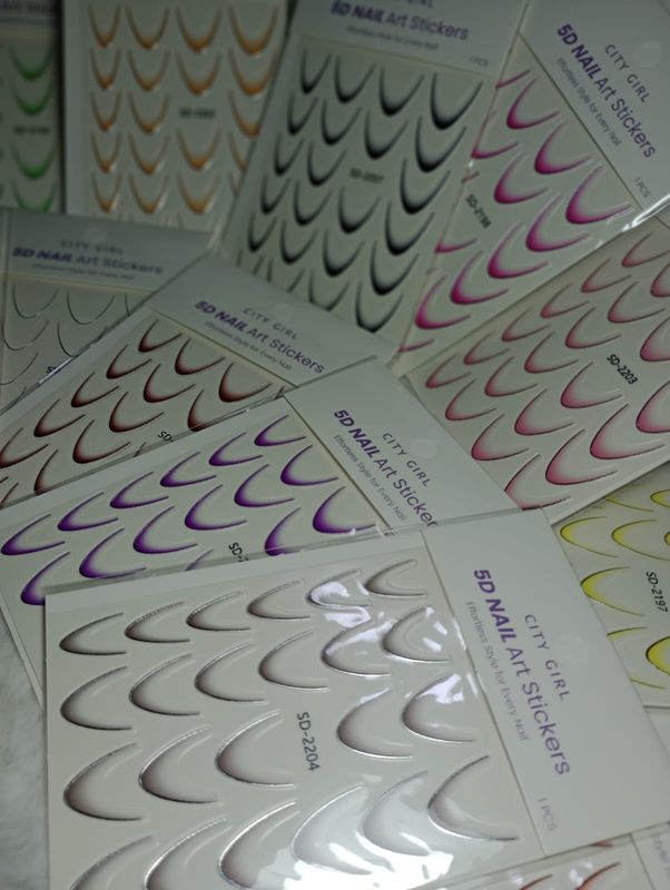 Stickers para Uñas French Color