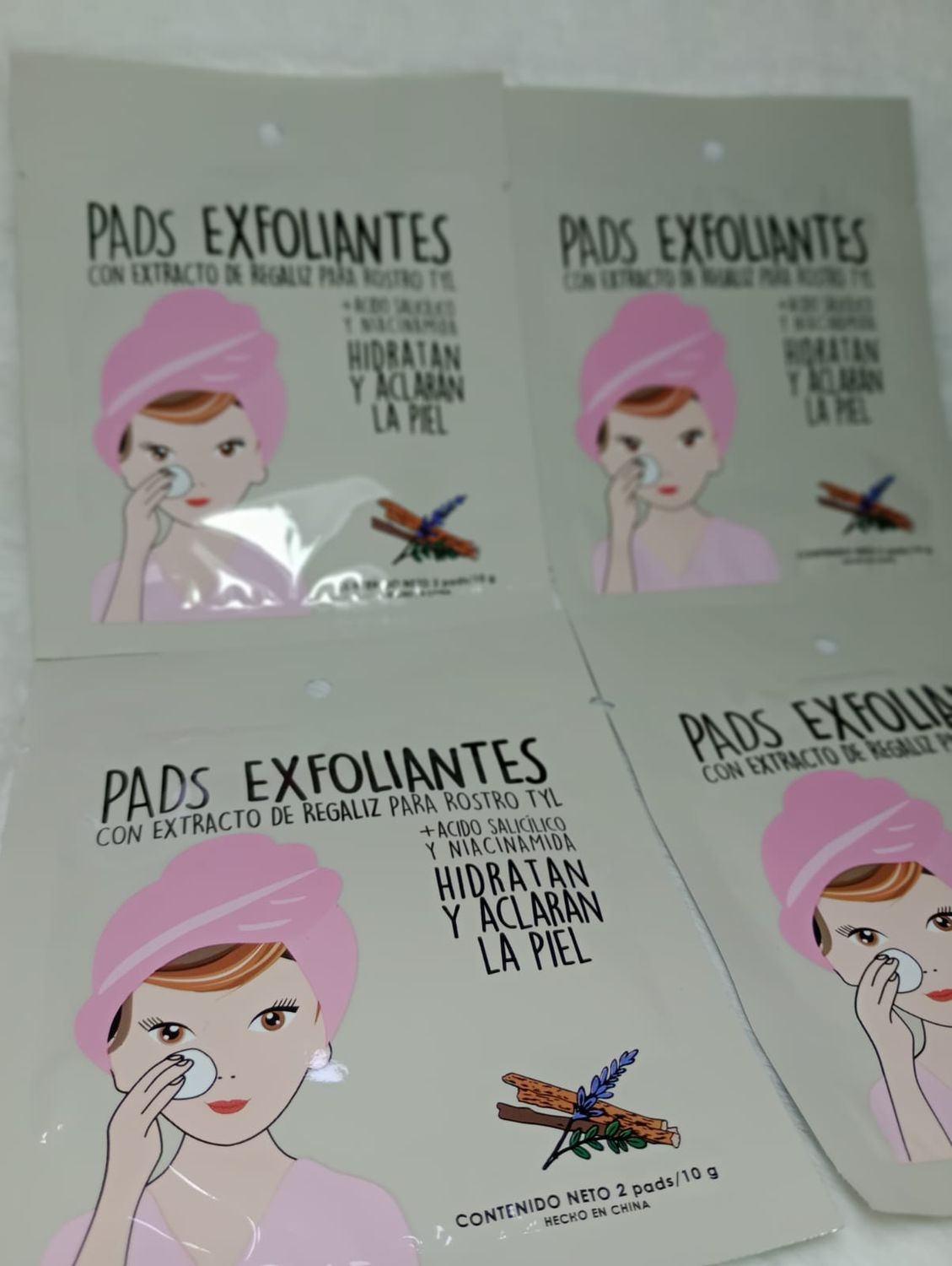 Pads Exfoliantes de Limpieza Facial