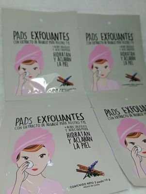 Pads Exfoliantes de Limpieza Facial