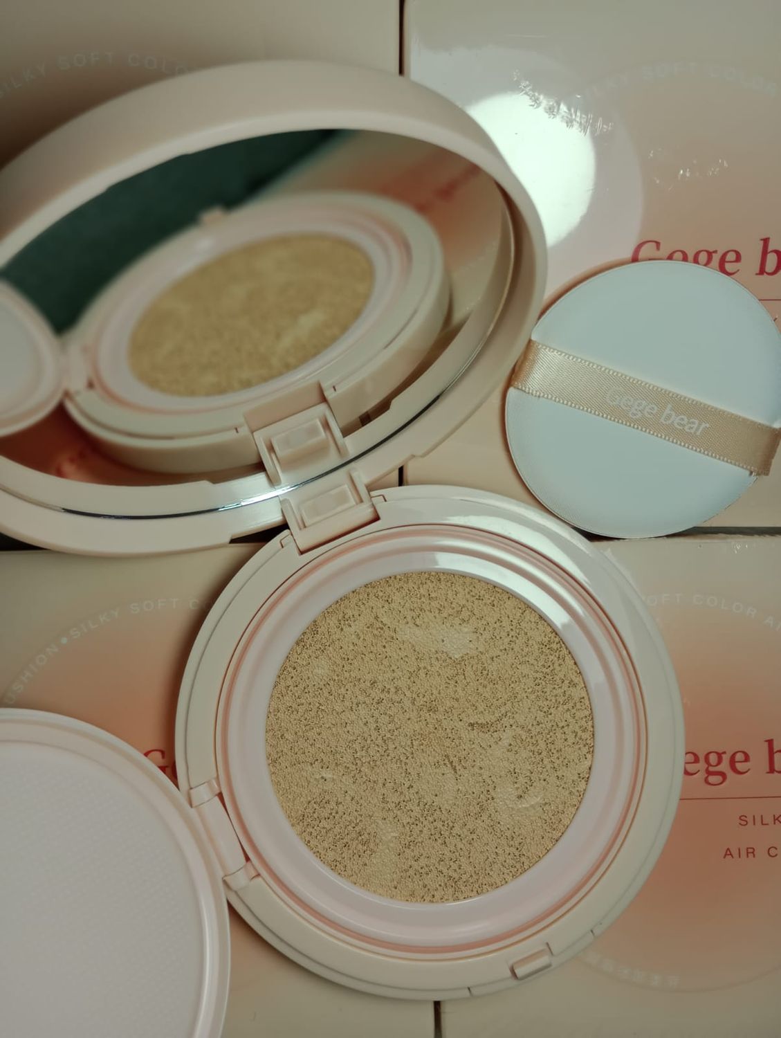 Base Liquida de Maquillaje Coreana de Alta Cobertura Gege Bear