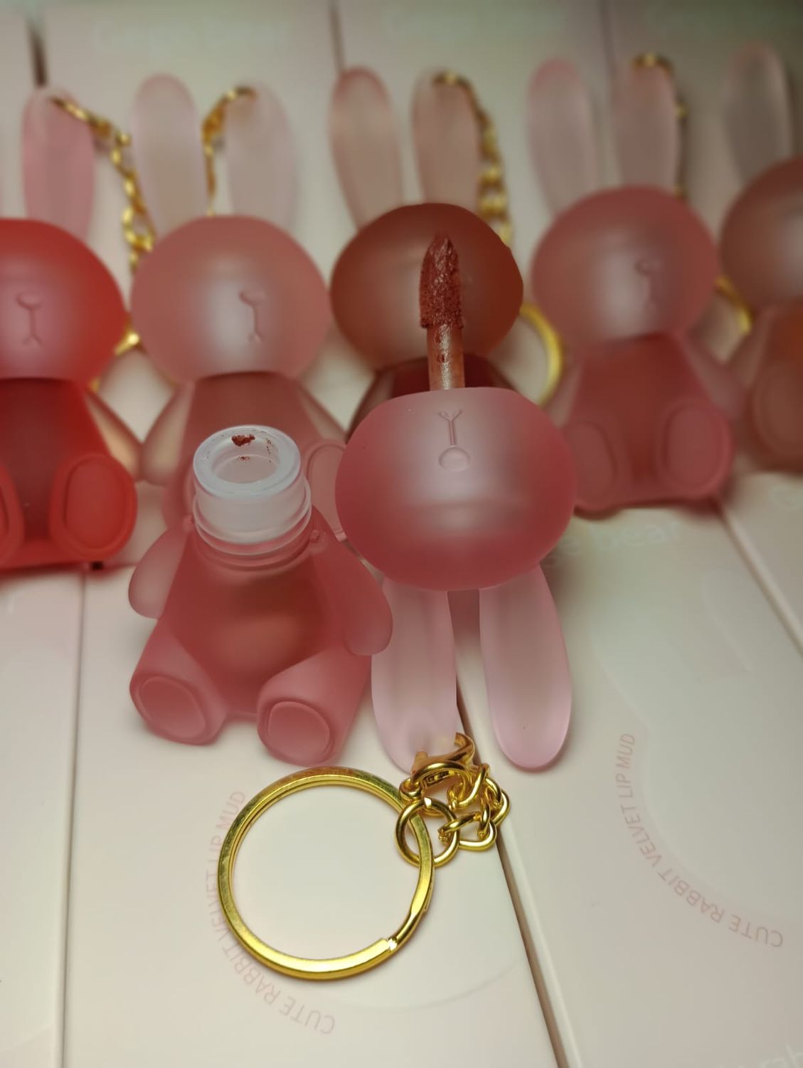 Labiales de Conejitos Matte (Llavero)