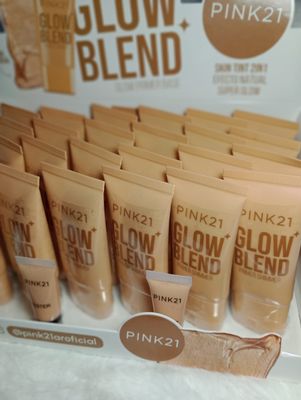 Primer Facial, Pre Base de maquillaje con brillo de Pimk21