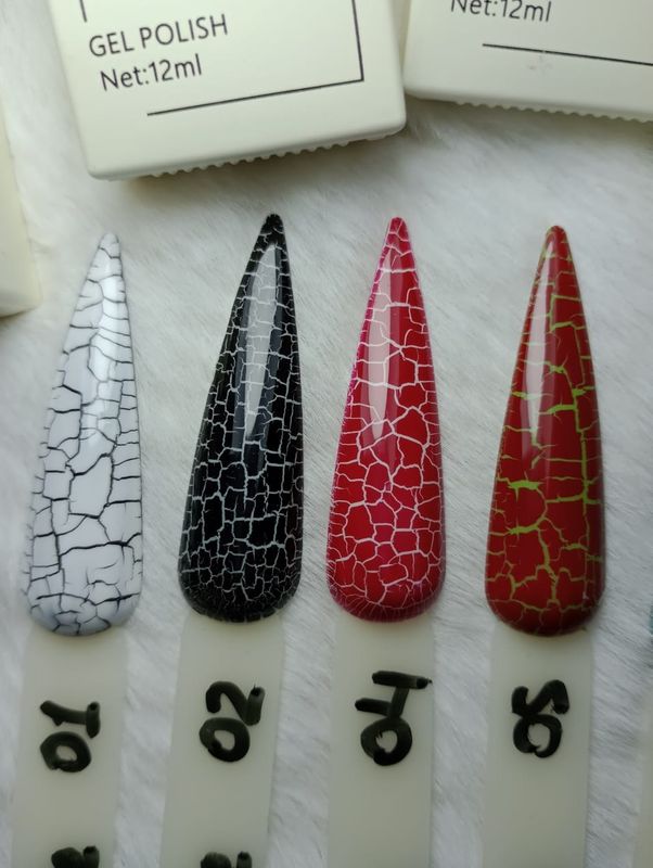 Esmaltes SemiPermanentes Craquelados de Chamr Limit 12ml