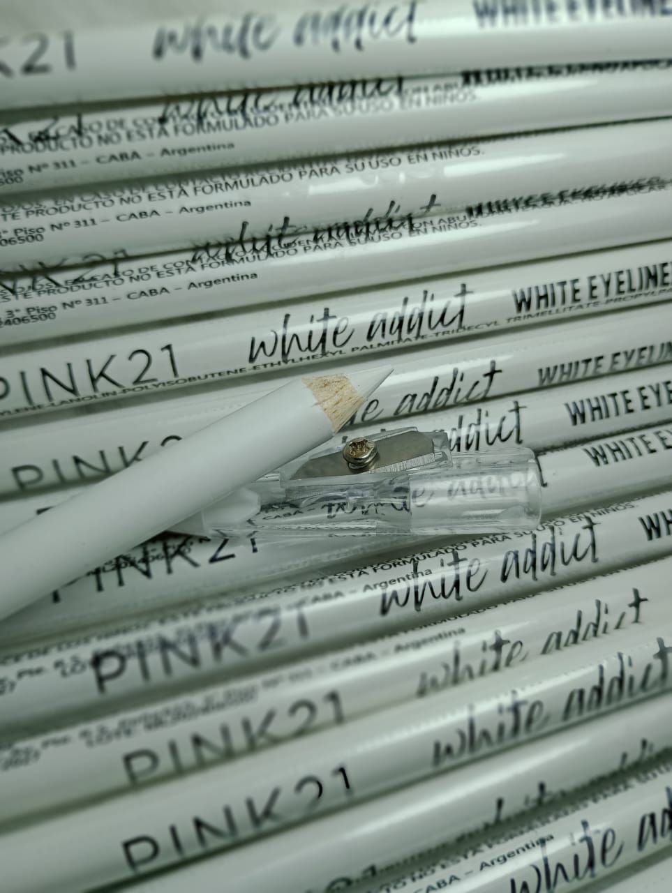 Delineador Blanco de Ojos Pink 21