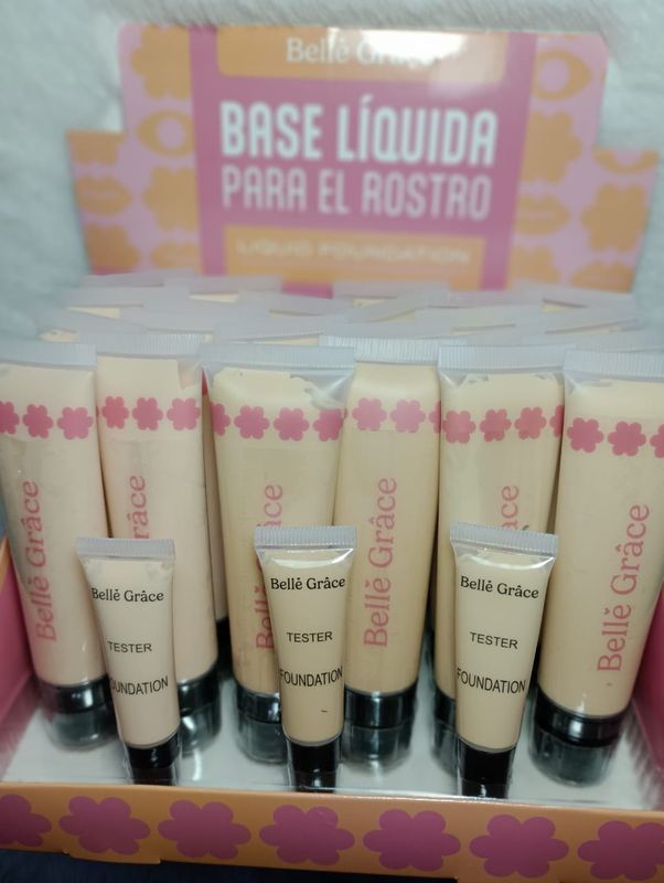 Base Liquida para Rostro de Alta Cobertura Belle Grace