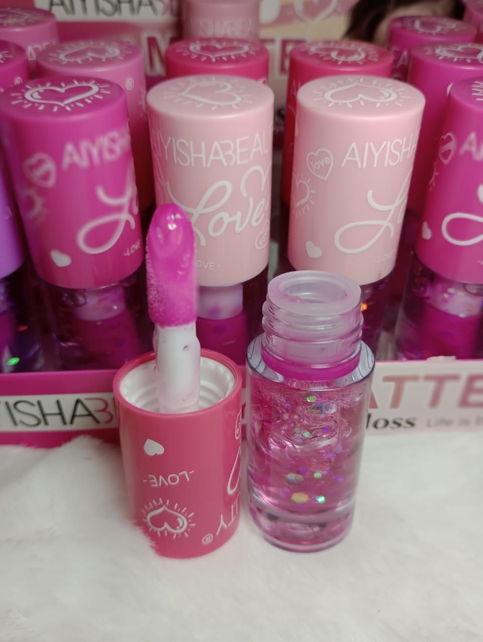 LipGloss de Corazones Aplicador Grande