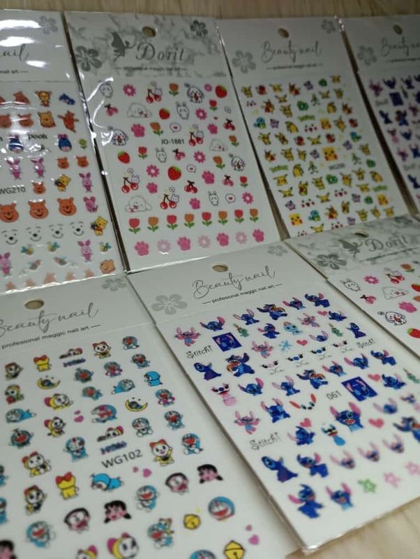 Stickers/Pegatinas para Uñas (Consultar Modelos) Precio por C/U