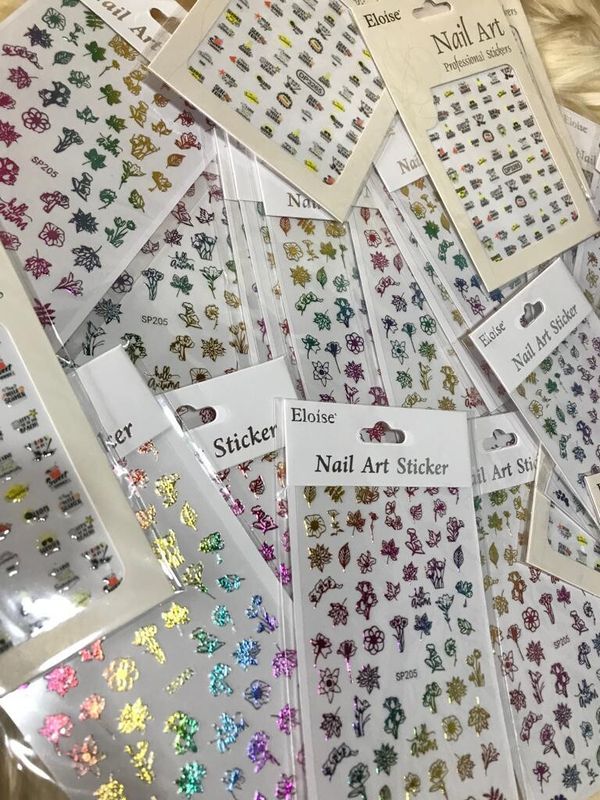 Stickers/Pegatinas para Uñas (Consultar Modelos) Precio por C/U