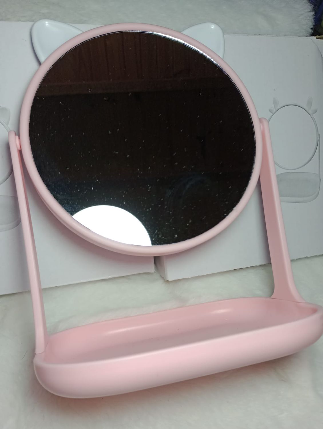 Espejo para mesa + base organizadora