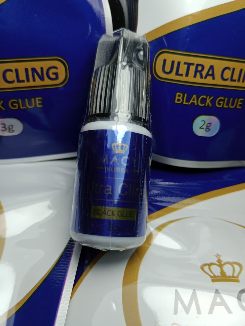 Adhesivo de Pestañas Para Extinción de Pestañas Macy Korea  5gr Ultra Cling Glue