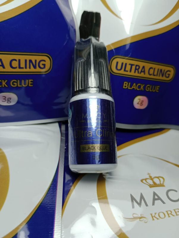 Adhesivo de Pestañas Para Extinción de Pestañas Macy Korea  5gr Ultra Cling Glue