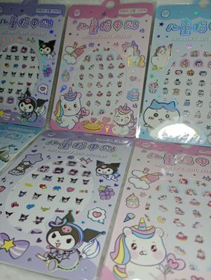 Sticker uñas Niñas x 4 planchas