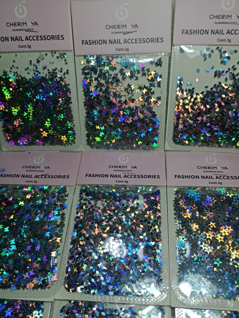 Deco para uñas Holografico Cherimoya