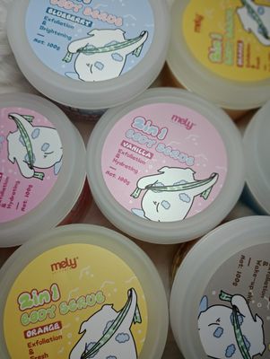 Cremas Exfoliantes &amp; Hidratantes 100gr