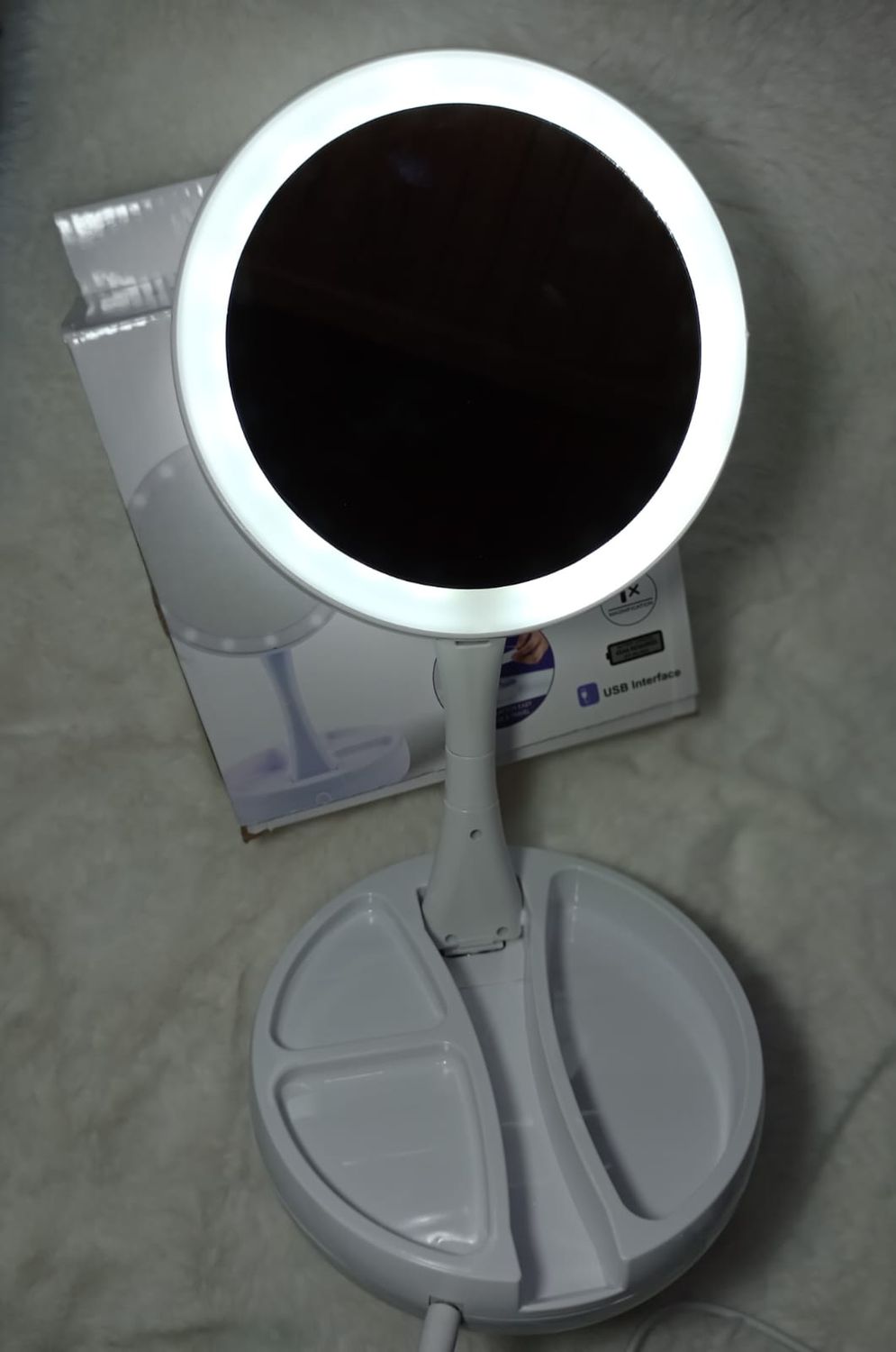 Espejo con luz led Articulado