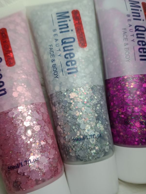 Gel para el cuerpo con Glitter Miss Queen