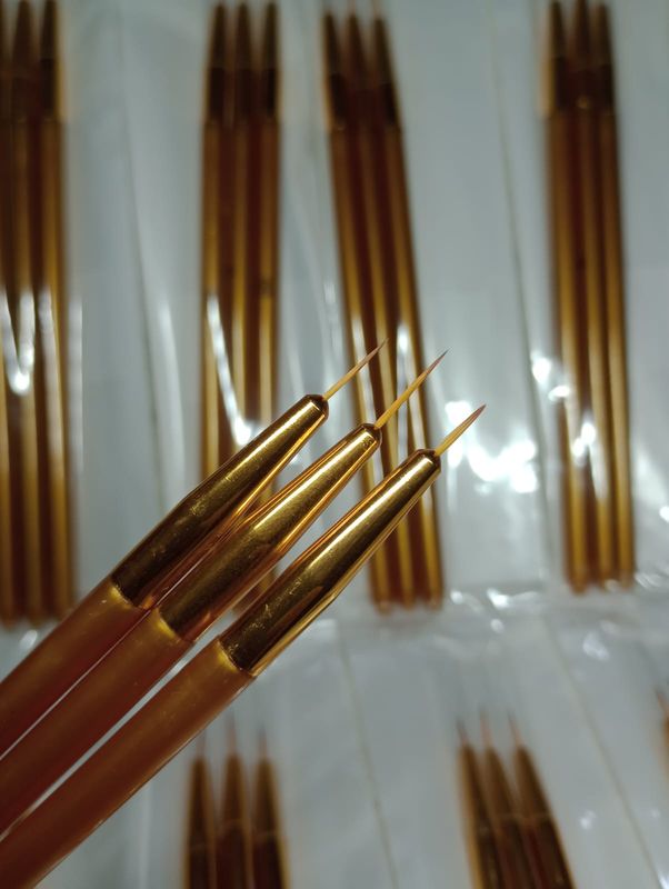 Pinceles Liner x 3u Gold