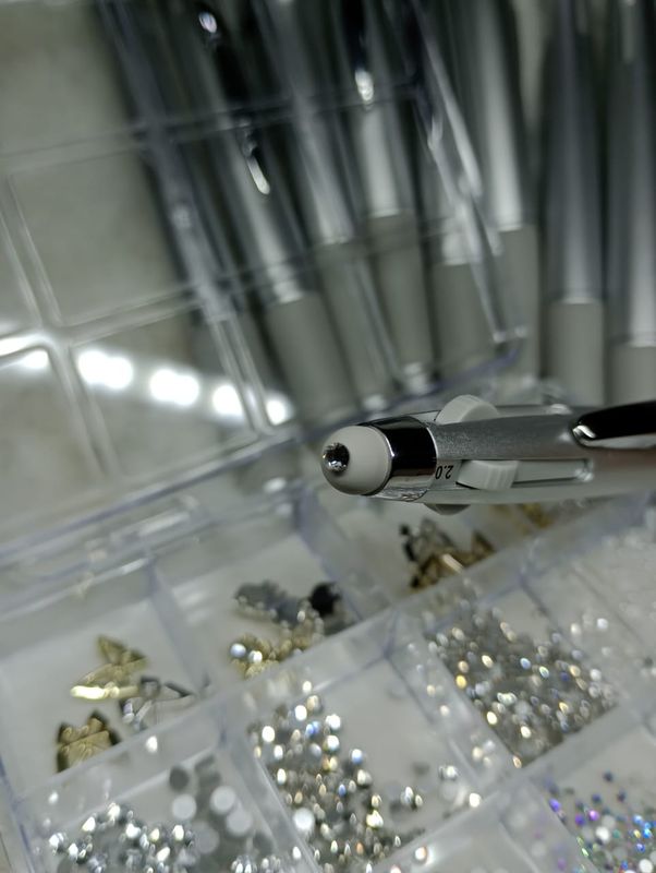 Lapicera levanta Strass + set de Dotting