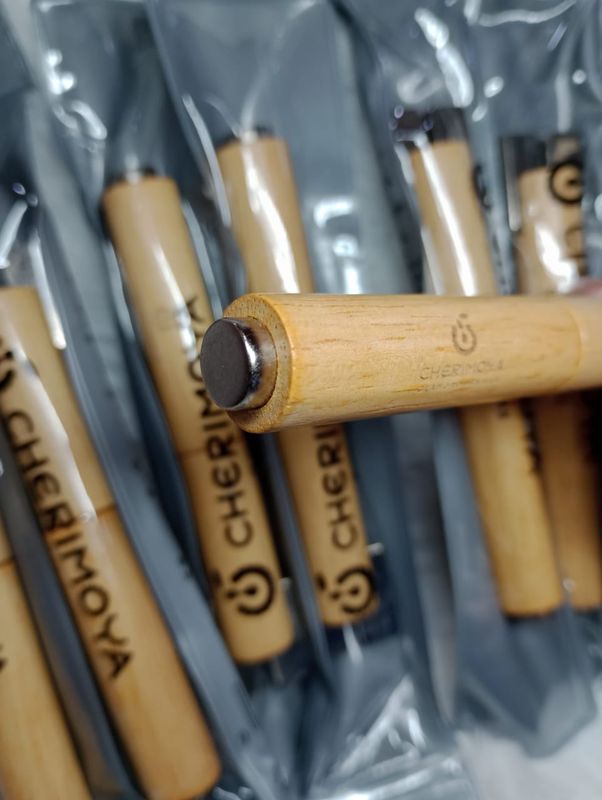 Set de Iman de Cherimoya de Madera