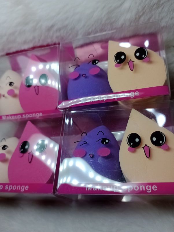 Set de Esponjas x3 de Maquillaje