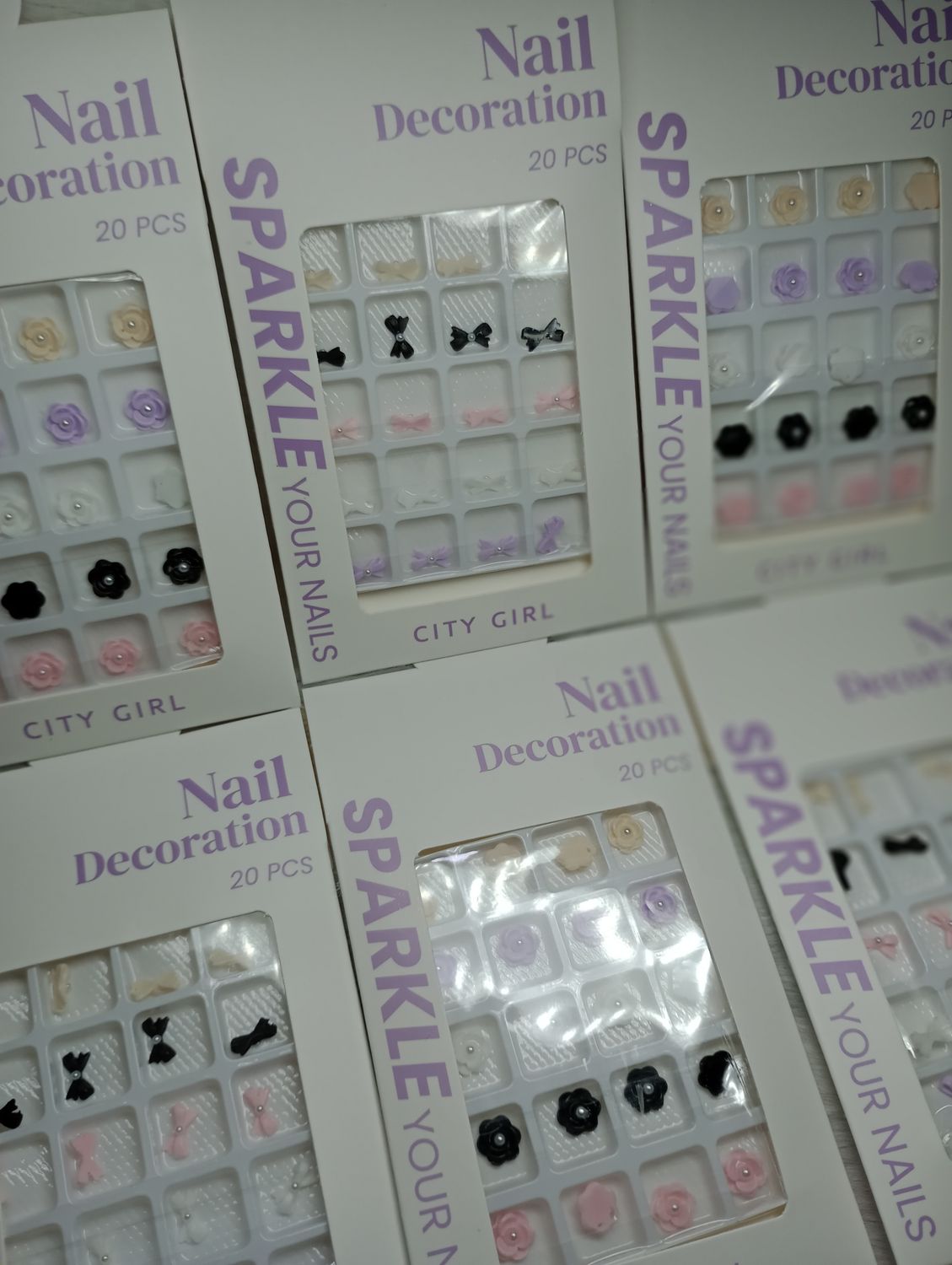 Deco de Moños de Nail de City Girl