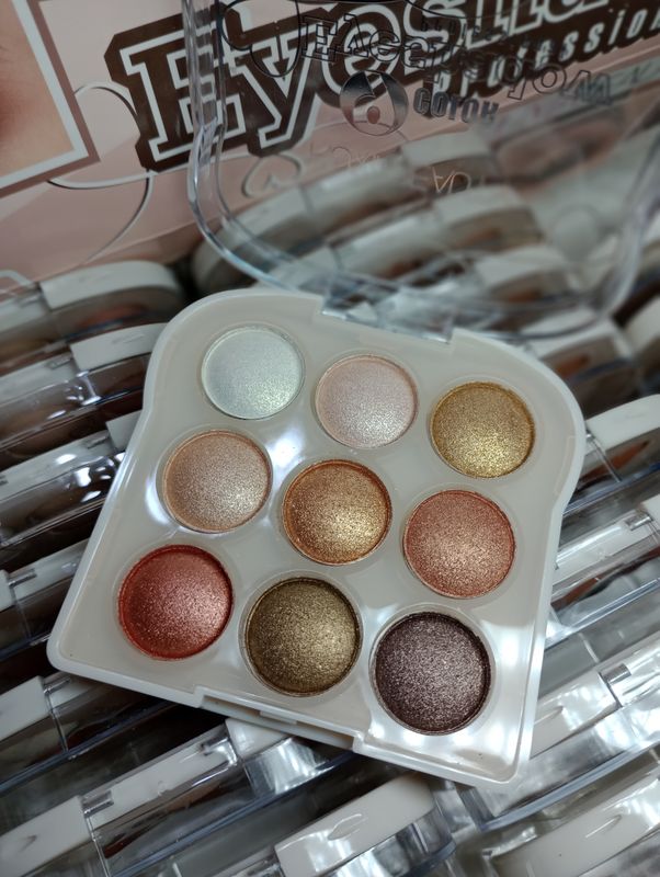 Paleta de Sombras Glitter 9 Colores