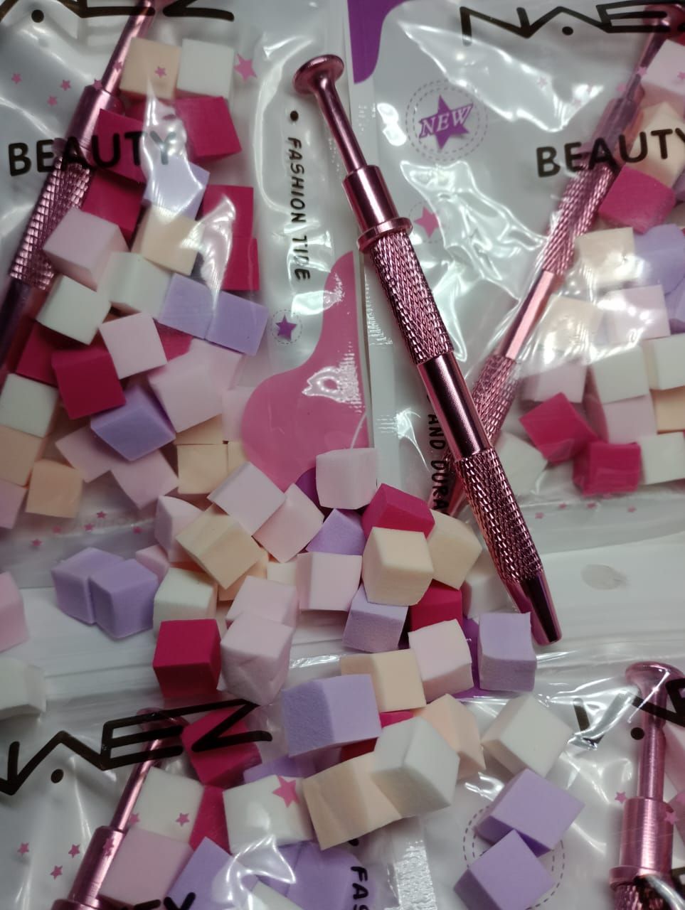 Pinza para degrade + esponjitas