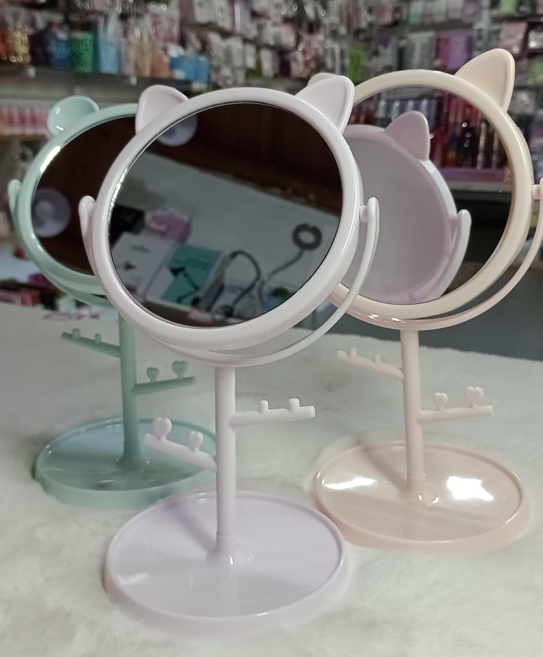 Espejo de Orejitas con Base   Porta